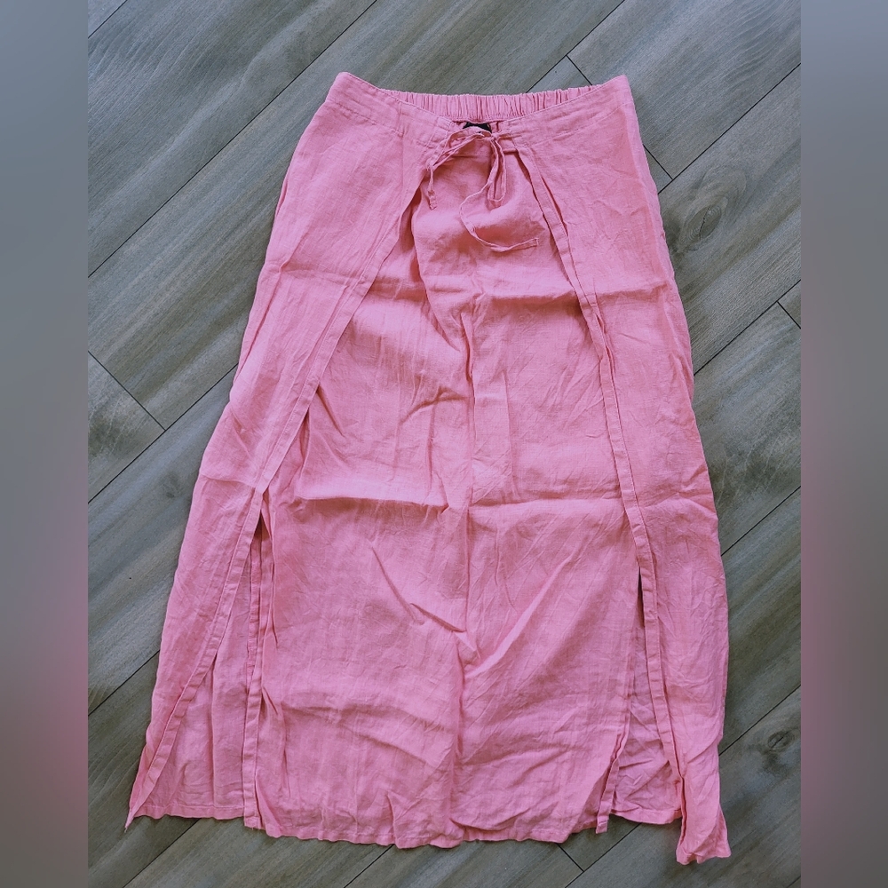 100% Linen Maxi Skirt